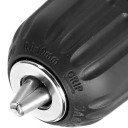 Schnellwechselbohrfutter ohne Schlüssel mit Spannbereich von 0,8 bis 10 mm und Sechskantschaft 1/4" mit 3/8" 24UNF Gewinde schwarz für Bohrmaschinen 3