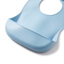 Schnuller für Kinder mit breiter Tasche zum Auffangen von Essen und Krümeln Einstellbarer Verschluss für mehrere Größen Glatte und flexible Ausführung 5