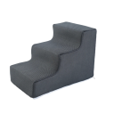 Schody pre domácich miláčikov 3 stupne 38x55x40 cm textilný poťah schody k posteli a pohovke pre psov a mačky 2