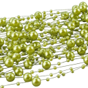 Σχοινί με χάντρες 10 μ Διακοσμητικό περλίνο σχοινί Γαμήλια γιρλάντα Διακοσμητικό νήμα για δώρα Χριστουγεννιάτικη διακόσμηση Δημιουργική χειροτεχνία 8