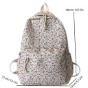 School Backpack 13 × 40 × 31 cm Large Capacity Student Backpack with Distinctive Floral Pattern Waterproof Laptop Backpack 3