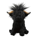 Schotse Pluche Koe 30 cm Zachte Pluche Speelgoed van PP Katoen Realistische Schattige Decoratie voor Kinderen en Volwassenen Origineel Cadeau 1