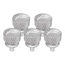 Schroeven voor PC-behuizing 12 x 10 x 6,5 mm set van 5 stuks met M3,5 schroefdraad en geribbelde kop voor handmatige bevestiging 6
