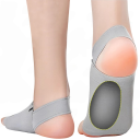 Schuheinlagen für Komfort im Alltag Neutrale Farbe Orthopädische Schaumstoffpolsterung Druckentlastung Stoßdämpfung Fußgewölbeunterstützung 4