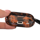 Schutz für AirPods 4 Schildpattmuster in Bernsteinfarbe Stoßfestes Etui mit Ausschnitten für den Ladeanschluss 9