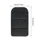 Schutzabdeckung für die Rückseite des Autositzes mit Taschen universelles PU-Leder wasserabweisend Anti-Kick-Schutz gegen Schrammen und Schmutz 2