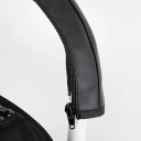 Schutzbezug für den Griff des Babyzen Yoyo Kinderwagens aus PU-Leder mit Reißverschluss 11x53 cm mit Handgelenkschlaufe Stilvolle Abdeckung für Eltern 3