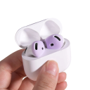Schützende Silikonabdeckungen für AirPods der 4. Generation Ohrpolster Rutschfeste Schoner 1 Paar für Kopfhörer Zubehör für Apple AirPods 7