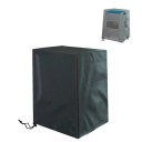 Schutzhülle 68×68×72 cm für stapelbare Gartenstühle Robuste Polyesterhülle gegen Regen, Staub und UV-Strahlen Leicht zu reinigen Schwarze Farbe 1