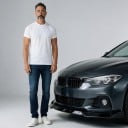 Schutzleiste für die vordere Stoßstange, 3-teiliges Spoiler- und Splitter-Set aus PP-Kunststoff, glänzend schwarz, für BMW 3er Reihe G20 G21 320i 325i 4