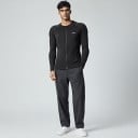 Schutzshirt für Motorräder mit langen Ärmeln und Reißverschluss Set mit herausnehmbaren geformten Protektoren Polyester und Baumwolle Schwarze 8