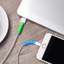 Schutzspiralen für Kabel aus weichem Silikon, Set mit 10 Stück, schützen Ladegeräte und Kopfhörer 2