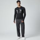 Schutztrikot für Motorräder mit langen Ärmeln Herausnehmbarer Rückenschutz und geformte Protektoren Polyester und Nylon Schwarz Schützende 3