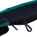 Schwarze Gürteltasche für Sport und Laufen, 33 x 12 cm, wasserdichte Unisex-Lauftasche, leichte Hüfttasche, atmungsaktive Tasche für Handy und Schlüssel, Gürtel mit Reißverschluss 6