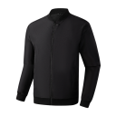 Schwarze Herren Bomberjacke mit Reißverschluss Elegante Frühlings- und Herbstjacke mit elastischen Säumen Leichte Übergangsjacke für Stadt und Beruf 1