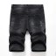 Schwarze Jeansshorts für Herren 2