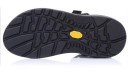 Schwarze Riemchensandalen für Herren 4