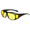 Schwarze Sonnenbrille, 7,1 x 4,1 cm, Sport-Fahrradbrille zum Radfahren und Autofahren, leichter Rahmen, angenehm zu tragen, für Erwachsene 3