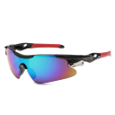 Schwarze Sportbrille zum Radfahren und Autofahren, 7,1 x 4,1 cm, winddichte Schutzbrille, angenehm zu tragen, für Damen und Herren geeignet 2