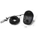 Schwarze Stretch-Wäscheleine für Outdoor-Camping, 3 m, 12 Clips, doppeltes elastisches Seil zum Trocknen von Kleidung, Reiseausrüstung 2