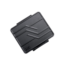 Schwarzes Batteriefach 11,3x12,4x7,6 cm Kunststoffbox für 44x AAA Batterien Schützender Aufbewahrungs-Organizer mit Deckel zur Aufbewahrung 6