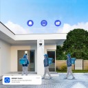 Schwenkbare IP-Kamera mit automatischer Verfolgung, KI-Personenerkennung und bidirektionalem Audio, 4K, PoE, dualem Licht, schwarz-weiß 7