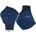 Schwimm-Neoprenhandschuhe BLUE DIVE mit Schwimmhäuten und verstellbarem Klettverschluss 23 x 18,5 cm Neopren für Schwimmen und Aqua-Fitness 3