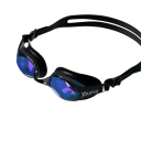 Schwimmbrillen mit verspiegelten Gläsern UV-Schutz Silikonrahmen Polycarbonat Verstellbarer Riemen Sportbrillen für das Schwimmbad und im Freien 1