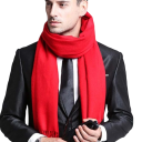 Sciarpa da donna 174 x 33 cm Sciarpa in cashmere e poliestere monocolore con estremità frangiate Accessorio invernale elegante e morbido 11