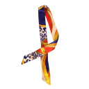 Sciarpa da donna minimalista 4 × 100 cm Piccola lunga sottile multifunzionale accessorio moda Sciarpa per la testa Cerchietto per capelli Decorazione per borse 3