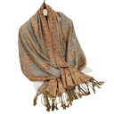 Sciarpa hijab in cashmere con frange e motivo orientale 70x180 cm in poliestere per uso quotidiano 5