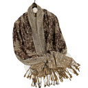 Sciarpa hijab in cashmere con frange e motivo orientale 70x180 cm in poliestere per uso quotidiano 4