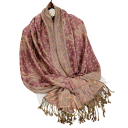 Sciarpa hijab in cashmere con frange e motivo orientale 70x180 cm in poliestere per uso quotidiano 8