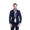 Sciarpa invernale da uomo con motivo - Beige 2