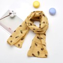 Sciarpa invernale per bambini con ananas J3136 5