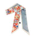 Sciarpa lunga elegante da donna per tutte le stagioni Copricapo di moda di lusso Nastro per capelli Accessorio stiloso per borse da donna 4