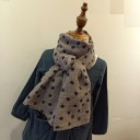 Sciarpa per bambini con pois A396 4