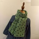 Sciarpa per bambini con pois A396 6