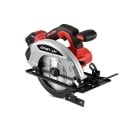Scie circulaire sans balais de 7 pouces avec écran numérique 185 mm 4000 W 11000 tr/min sans fil rouge-noir pour couper du bois 1