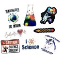 Science Stickers 50 pcs E305 3