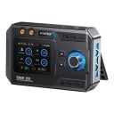 Sculă de sudură punctiformă portabilă cu baterie 1200 A, cu display și powerbank de 5000 mAh, 0,1–0,4 mm, puls dublu, neagră, pentru celule 18650 și 1