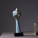 Sculpture décorative de visage 8