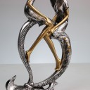 Scultura decorativa coppia innamorata 4