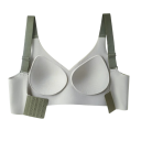 Seamless Women's Bra with Wide Straps and Moulded Cups Nylon Wireless for Everyday Wear 5