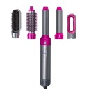 Secador de cabelo 5 em 1 com acessórios intercambiáveis Kit de escovas quentes Curling Iron Prensa Ferramenta de styling para uso doméstico e profissional 1