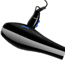 Secador de cabelo iónico com bico Secador de cabelo com velocidade e temperatura ajustáveis 800 W 24,5 x 28 x 4,5 cm 220 V 2