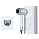 Secador de cabelo ionizante de alta velocidade com bico Secador leve e potente com ionizador 25,5 x 7,5 x 9,5 cm Secador de cabelo com velocidade e temperatura ajustáveis 900 W 210-240 V ficha EU 3