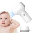 Secador de cabelo sem fios mini para bebés e crianças recarregável silencioso 60 W com calor suave branco para secar cabelo e secar todo o corpo 2