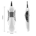 Secador de zapatos eléctrico compacto con luz violeta y protección de temperatura para un secado y desinfección eficaces. 2