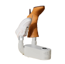 Secador de zapatos plegable blanco 220 V 130 W Máquina de esterilización y desodorización de zapatos Dispositivo de secado de zapatos con luz ultravioleta Calentador de zapatos eléctrico 28,5 x 26,5 cm 2